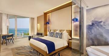 Фото номера Семейный люкс с 2 спальнями и балконом с видом на море Отель Paragraph Resort &amp; Spa Shekvetili, Autograph Collection г. Шекветили 2